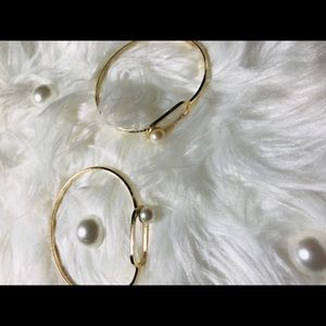 ❤️Gold faux pearl bracelet set❤️